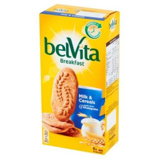 BelVita Ciastka Śniadaniowe Zboża i Mleko 50g